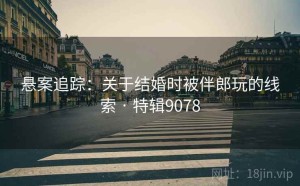 悬案追踪:关于结婚时被伴郎玩的线索 · 特辑9078