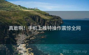 真敢啊!手机上推特操作震惊全网
