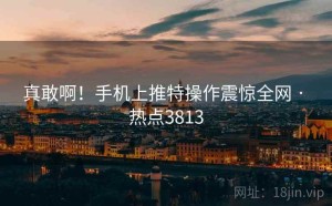 真敢啊!手机上推特操作震惊全网 · 热点3813