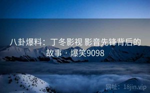 八卦爆料:丁冬影视 影音先锋背后的故事 · 爆笑9098