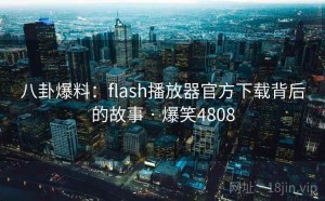 八卦爆料:flash播放器官方下载背后的故事 · 爆笑4808